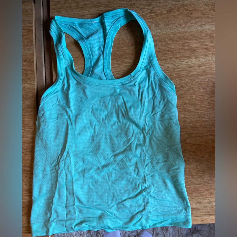 Lululemon swiftly tech tank 2.0 race length mint green